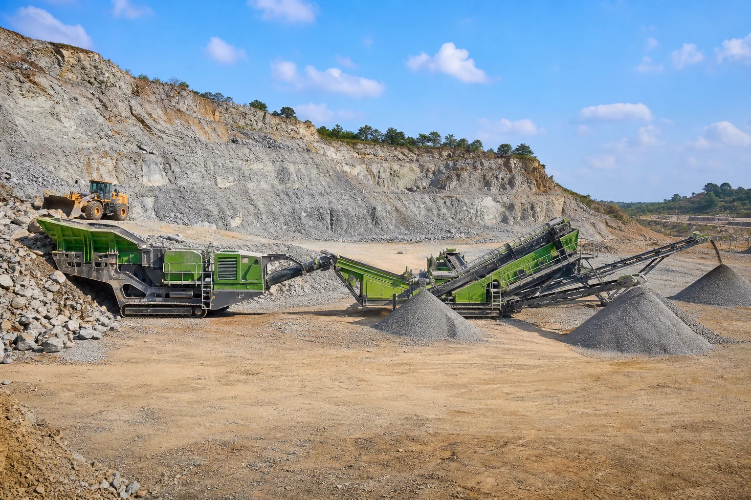 Crushing & Screening Equipment · Ghana · Feed preparation and sizing · Featured heavy equipment
